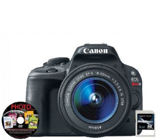 Canon EOS Rebel SL1 18 MP Digital SLR Camera, Card & Software   E281499 —
