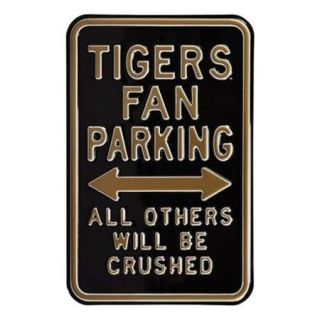 Authentic Street Signs SS 71074 Tigers Crushed Parking Sign