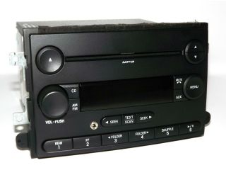 Ford 2006 2013 Car Truck Radio   AM FM mp3 CD Player w Aux Input 7E5T 18C869 AE