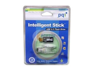 PQI Intelligent Stick Pro170 1GB Flash Drive (USB2.0 Portable) Model BD09 1032 0141