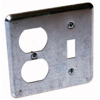 Raco 2 Device Wall Plate for Toggle Switch and Duplex 872