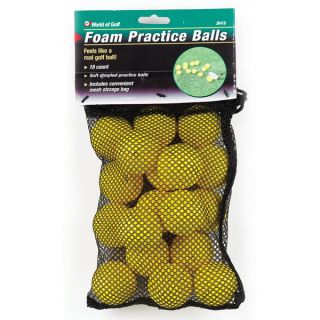 Jef World of Golf Yellow Foam Practice Balls