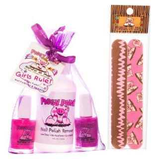 Piggy Paint Girls Rule! Non Toxic Nail Polish, Polish Remover with