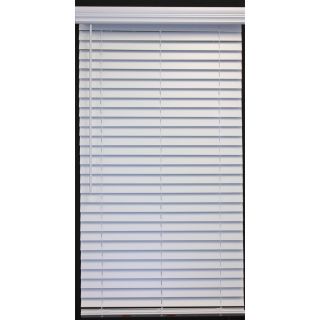 allen + roth 2 in White Faux Wood Room Darkening Cordless Horizontal Blinds (Common 39 in; Actual: 38.5 in x 64 in)