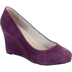Womens Rockport Seven to 7 85mm Wedge Pump Blackberry Suede