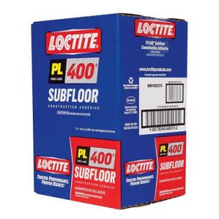 Loctite 10 fl. oz. PL 400 Subfloor and Deck Adhesive (12 Pack) 1652275
