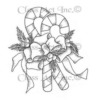 Class Act 3" x 5.5" Cling Mounted Rubber Stamp