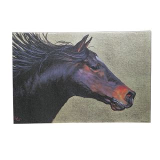 Horse On the Run Painting Print on Canvas by Evergreen Enterprises