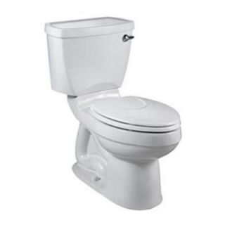 American Standard Champion 4 2 piece 1.6 GPF Right Height Elongated Toilet Less Seat in White 2002.804.020