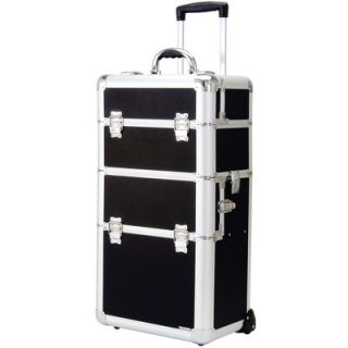 Deep Well Beauty Case with Top & Bottom Trays and Movable Dividers: 28