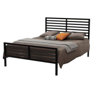 Amisco Theodore Metal Bed Gray Full/Queen