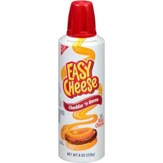 Kraft Easy Cheese Cheddar 'n Bacon Cheese Snack, 8 oz