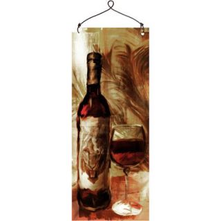 "Abstract Wine" Wall Plaque I