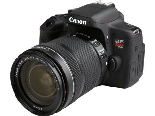 Canon EOS Rebel T6i 0591C003 Black 24.20 MP Digital SLR Camera with EF S 18 55mm IS STM Lens