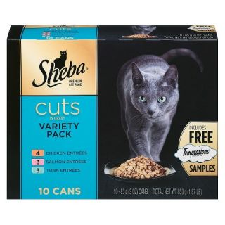 Sheba® Premium Cuts 10 count Multipack 9.9 lb.