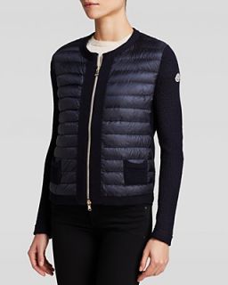 Moncler Cardigan   Maglia Down Zip Front