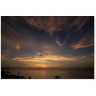 Trademark Fine Art "Another Amazing Sunset on Lake Erie" Canvas Art by Kurt Shaffer