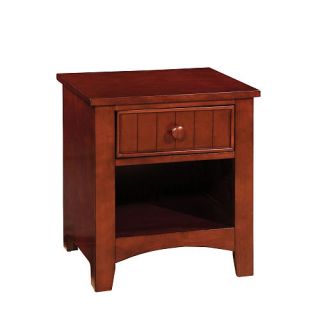 Furniture of America Caren Nightstand   Cherry    Furniture of America