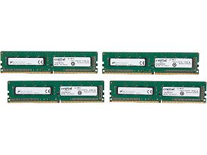 Crucial 16GB (4 x 4GB) 288 Pin DDR4 SDRAM DDR4 2133 (PC4 17000) Desktop Memory Model CT4K4G4DFS8213