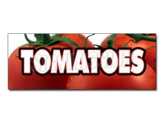 48" TOMATOES DECAL sticker tomato stand farmers market