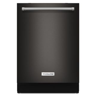 KitchenAid 44 Decibel Built in Dishwasher (Black Stainless) (Common: 24 in; Actual: 23.875 in) ENERGY STAR