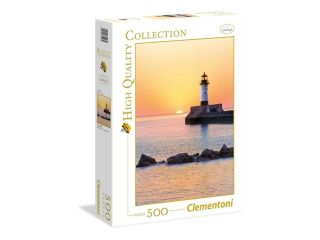 Sunset to the Lighthouse 500 pcs.    Jigsaw Puzzle by Clementoni (35003)