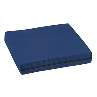 DMI® Natural Pincore Wheelchair Cushion, Poly/Cotton Cover, Navy, 16