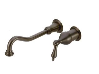 Belle Foret BFN31005ORB Above Counter Wall Mount Lavatory Faucet, Oil Rubbed Bronze