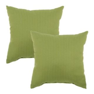 Hampton Bay Textured Apple Outdoor Throw Pillow (2 Pack) 7050 02002800