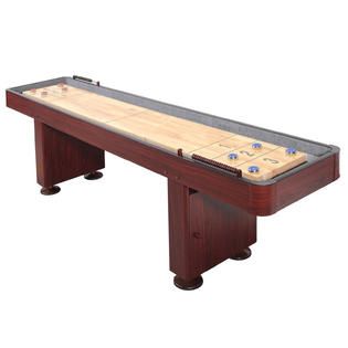 Family Fun Starts with the Hathaway Challenger 9 ft. Shuffleboard Dark