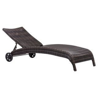 Zuo Lido Chaise Lounge   Brown