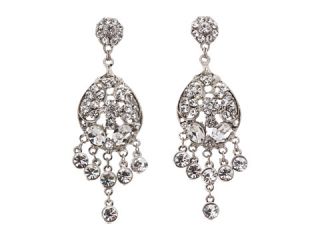 nina dina earrings silver crystal