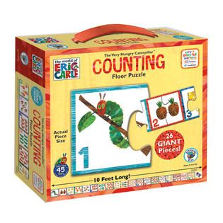 Bepuzzled The Very Hungry Caterpillar Counting Floor Puzzle: 26 Pcs