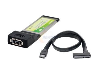 SYBA 1 port USB 2.0 eSATA, 34mm ExpressCard, SY EXP50028