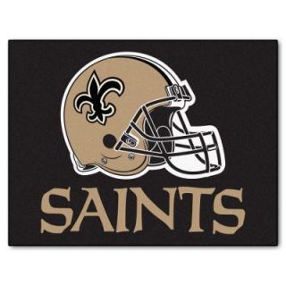 FANMATS New Orleans Saints 2 ft. 10 in. x 3 ft. 9 in. All Star Rug 5767