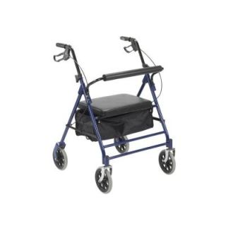 Drive Bariatric Rollator with 7.5 in. Wheels in Blue 10252bl