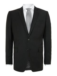 Richard James Mayfair Hopsack contemporary suit jacket Black