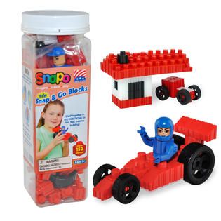 Snapo 151 Piece Snap and Go Blocks   Toys & Games   Blocks & Building
