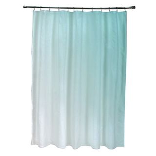 71 x 74 inch Dazzling Blue Ombre Shower Curtain
