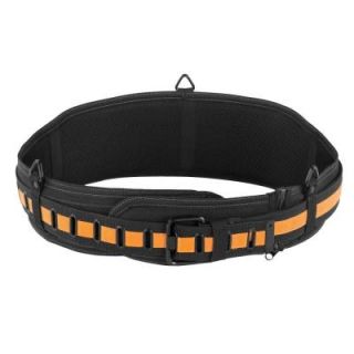 TOUGHBUILT Padded Belt with Steel Buckle and Back Support, Black TB CT 40