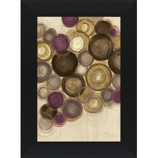 Purple Whimsy 2 Abstract Wall Art 28 x 40 Inch