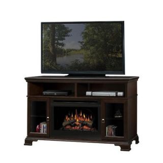 Dimplex Brookings TV Stand with Electric Log Fireplace