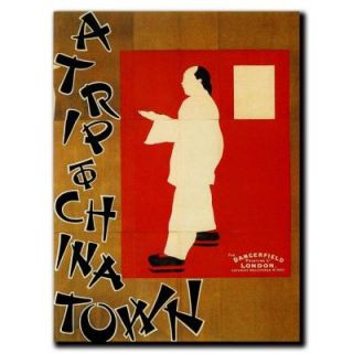 Trademark Fine Art 35 in. x 47 in. A Trip to Chinatown Canvas Art V8097 C3648GG