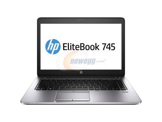 HP EliteBook 745 G2 14" LED Notebook   AMD A Series A10 Pro 7350B Quad core (4 Core) 2.10 GHz   Black, Silver