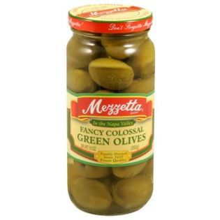 Mezzetta Green Olives, Fancy Colossal, 10 oz (283 g)   Food & Grocery