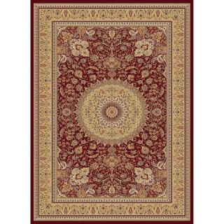 Concord Global Trading Williams Collection Tabriz Red 7 ft. 10 in. x 10 ft. 10 in. Area Rug 75507