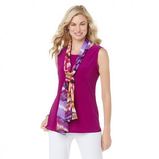 Antthony "Sitting on the Dock of the Bay" 3pc Top, Blazer and Scarf Set   7747037