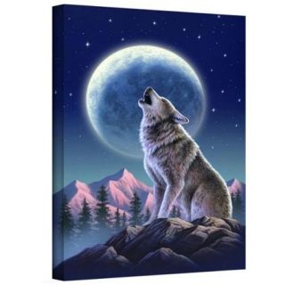 Jerry LoFaro 'Wolf Moon' Gallery Wrapped Canvas 18x24