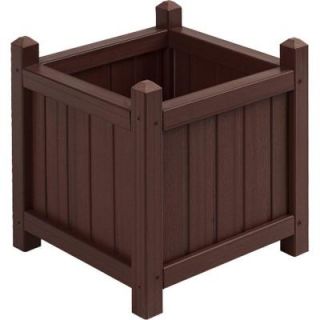 Cal Designs 16 in. Dia Smoke All Weather Composite Crown Planter PL189 CSS