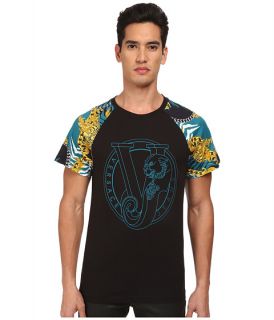 Versace Jeans Tiger Chains Print Sleeves Logo T Shirt